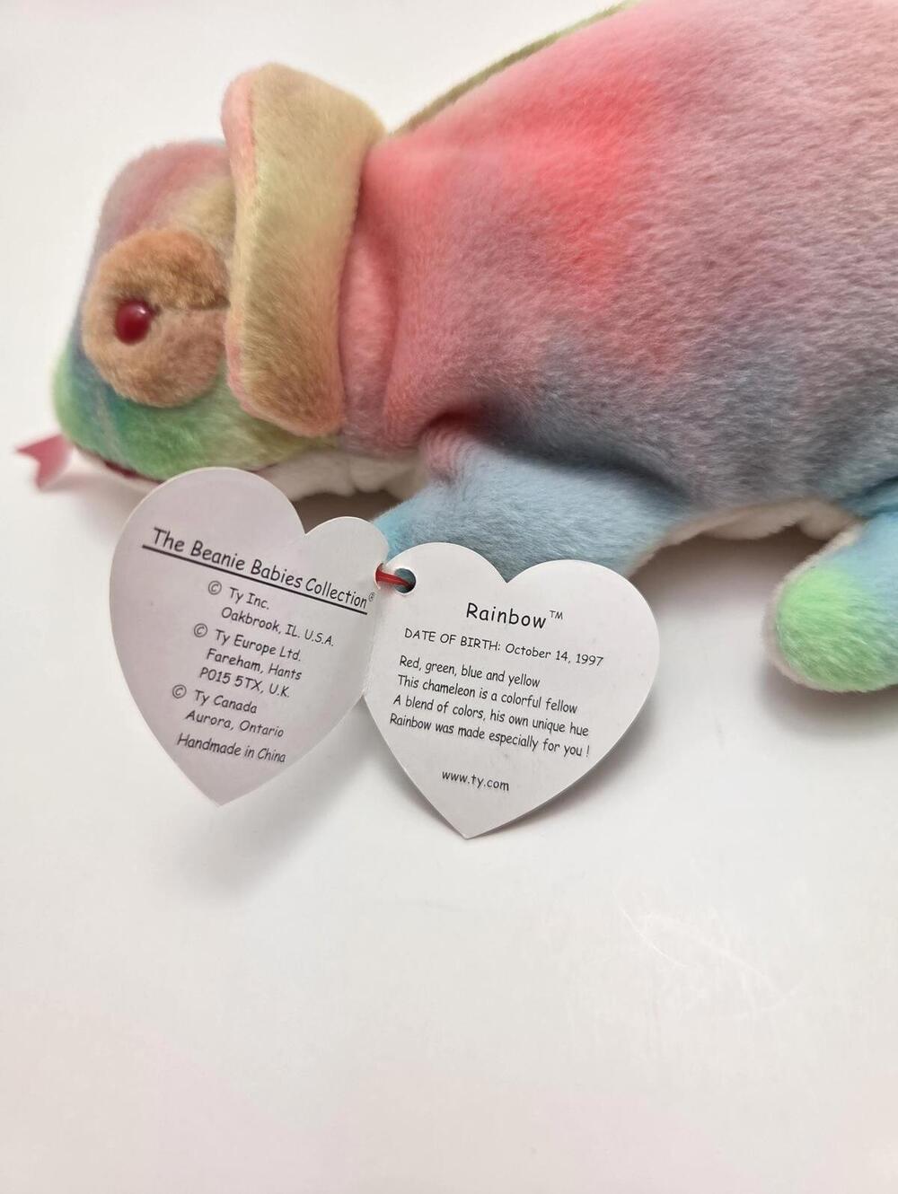Ty Beanie Babies Rainbow the Tie Dye (Colours Vary) - Picture 3 of 3